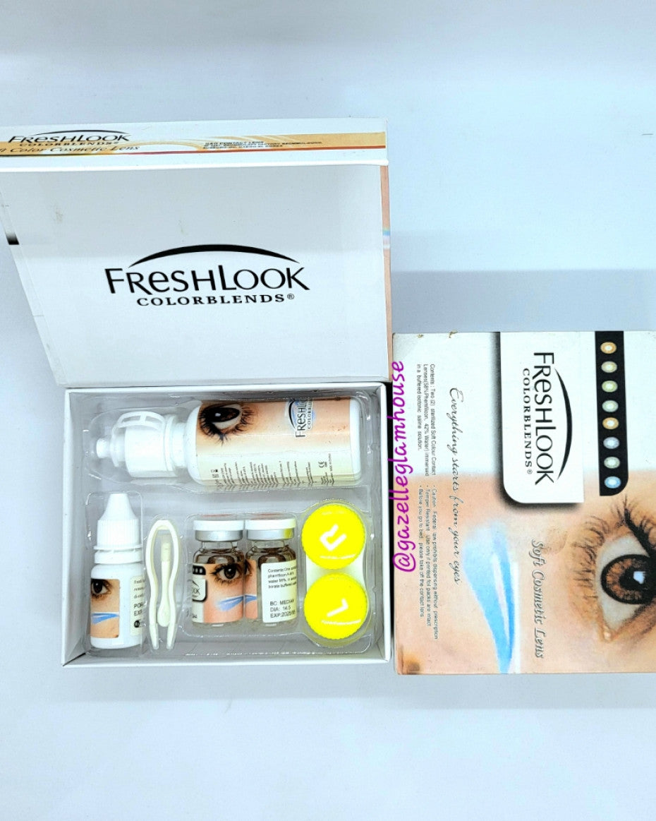 Ensemble FreshLook – Lentilles de Contact Colorées avec Kit d’Entretien