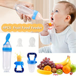 Charger l&#39;image dans la galerie, 4PCS Baby Spoon Bottle Feeder Dropper Silicone Spoons for Feeding Medicine Kids Toddler Cutlery Utensils Children Accessories
