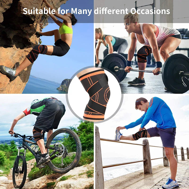 Genouillère de Compression 360 - Soulagement et Mobilité Assurés.