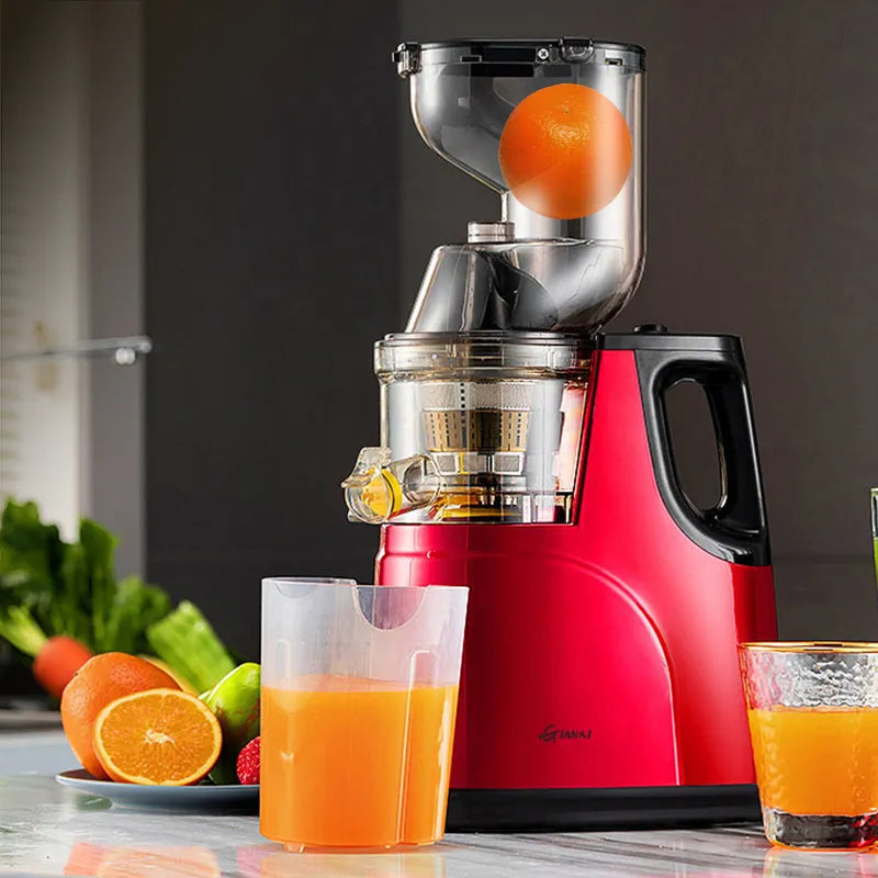 Extracteur de Jus de Fruits et Légumes à Grande Ouverture.