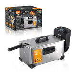 Charger l&#39;image dans la galerie, 3L Electric Fryer  Deep Fryer Household Small   Deep-Fried Dough Sticks Chips Machine Stall Fryer Constant Temperature
