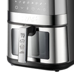 Charger l&#39;image dans la galerie, RAF 5.0L Large Capacity 1400W Stainless Steel Air Fryer Oven Fryer Oil Free Electric Digital With Visible Window Touch Screen.
