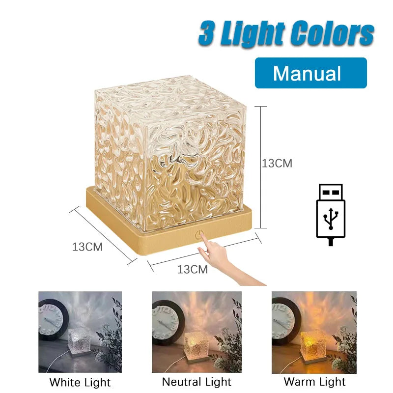 Lampe Crystal Flamme.