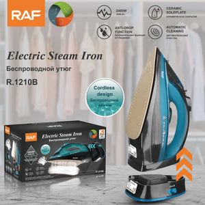 Fer à Repasser Rechargeable et sans fil 2400W.