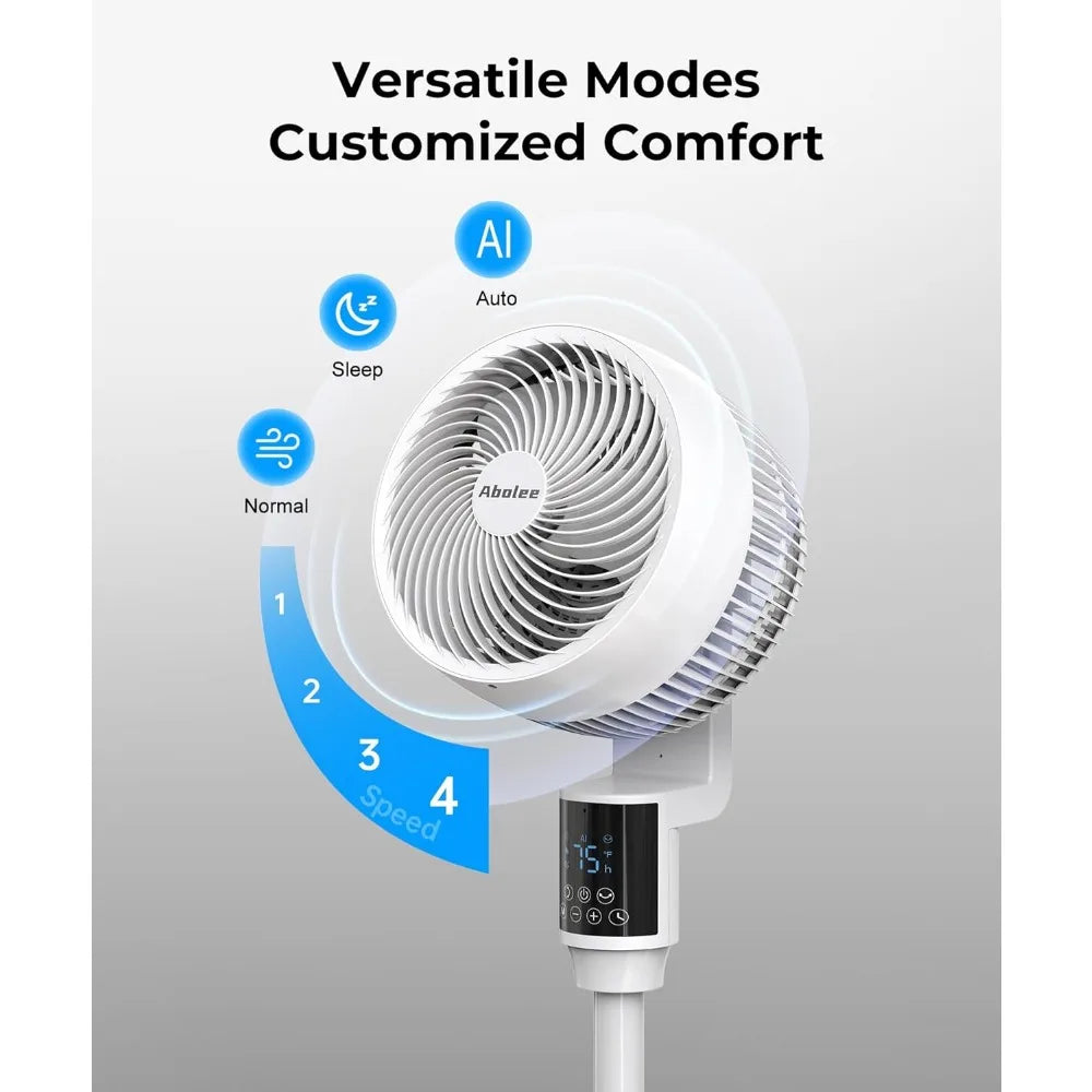 Luxueux Ventilateur Intelligent à Circulation d'Air - Votre Solution de Fraîcheur Instantanée