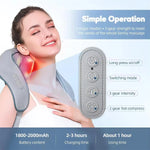 Charger l&#39;image dans la galerie, Oreiller de Massage Sans Fil   pour le Cou, le Dos et Tout le Corps.
