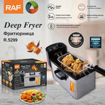 Charger l&#39;image dans la galerie, 3L Electric Fryer  Deep Fryer Household Small   Deep-Fried Dough Sticks Chips Machine Stall Fryer Constant Temperature
