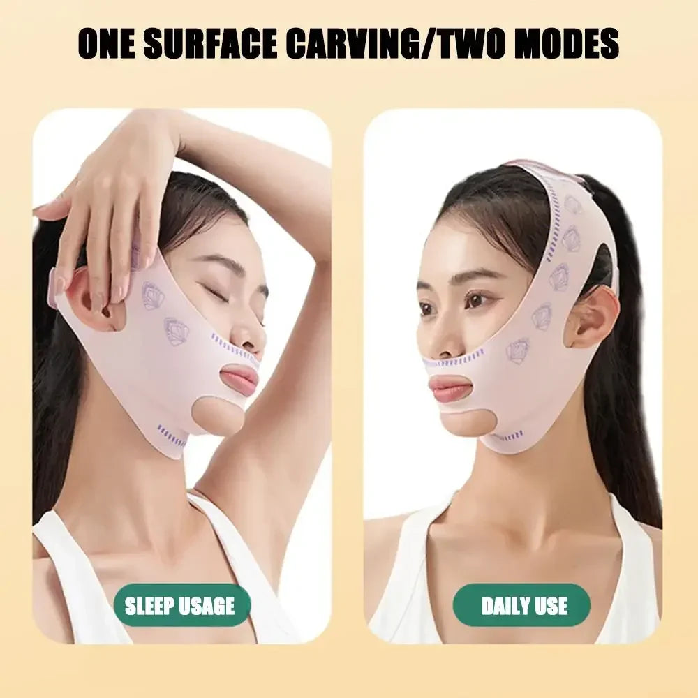 1PCS Chin Cheek Slimming Bandage V Shaper V Line Lifting Mask Face Lifting Anti Wrinkle Strap Band Sleeping Mask Beauty Health
