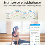 Charger l&#39;image dans la galerie, Smart Body Fat Scale Wireless Digital Bathroom Scale Bluetooth Electronic Weight Scale with Smartphone App.
