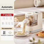Charger l&#39;image dans la galerie, 7 Molds Fully Automatic Noodle Maker 150W Home Multifunctional Electric Noodle Pressing Machine Dumpling Wrapping Machine 220V
