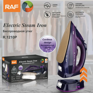 Fer à Repasser Rechargeable et sans fil 2400W.