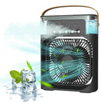 Charger l&#39;image dans la galerie, Portable Air Conditioner Fan 4 in 1 Personal Mini Cooling Spray Fan Small Aircon Humidifier Desk Fan for Home Office Room.

