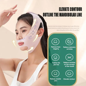 1PCS Chin Cheek Slimming Bandage V Shaper V Line Lifting Mask Face Lifting Anti Wrinkle Strap Band Sleeping Mask Beauty Health