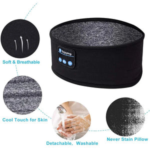 Bandeau Écouteurs Bluetooth -  3-en-1 pour Sport, Détente et Sommeil.
