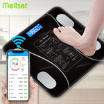 Charger l&#39;image dans la galerie, Smart Body Fat Scale Wireless Digital Bathroom Scale Bluetooth Electronic Weight Scale with Smartphone App.
