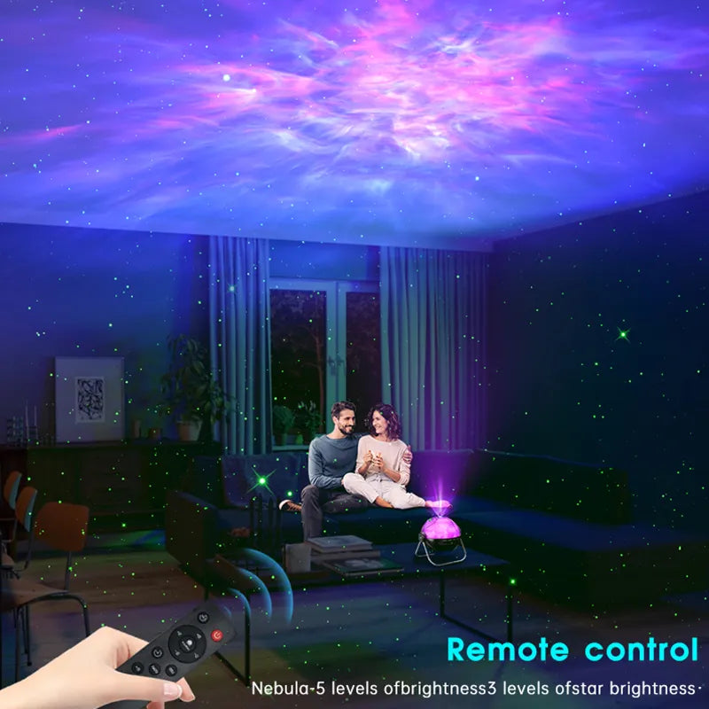 Projecteur Astronaute 360° avec Télécommande.