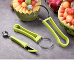 Charger l&#39;image dans la galerie, Outil de Cuisine 4 en 1 pour Couper, Sculpter, et Servir les Fruits.
