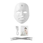 Charger l&#39;image dans la galerie, Masque Beauté LED Photonique Rechargeable – 7 Couleurs pour Soin du Visage à Domicile
