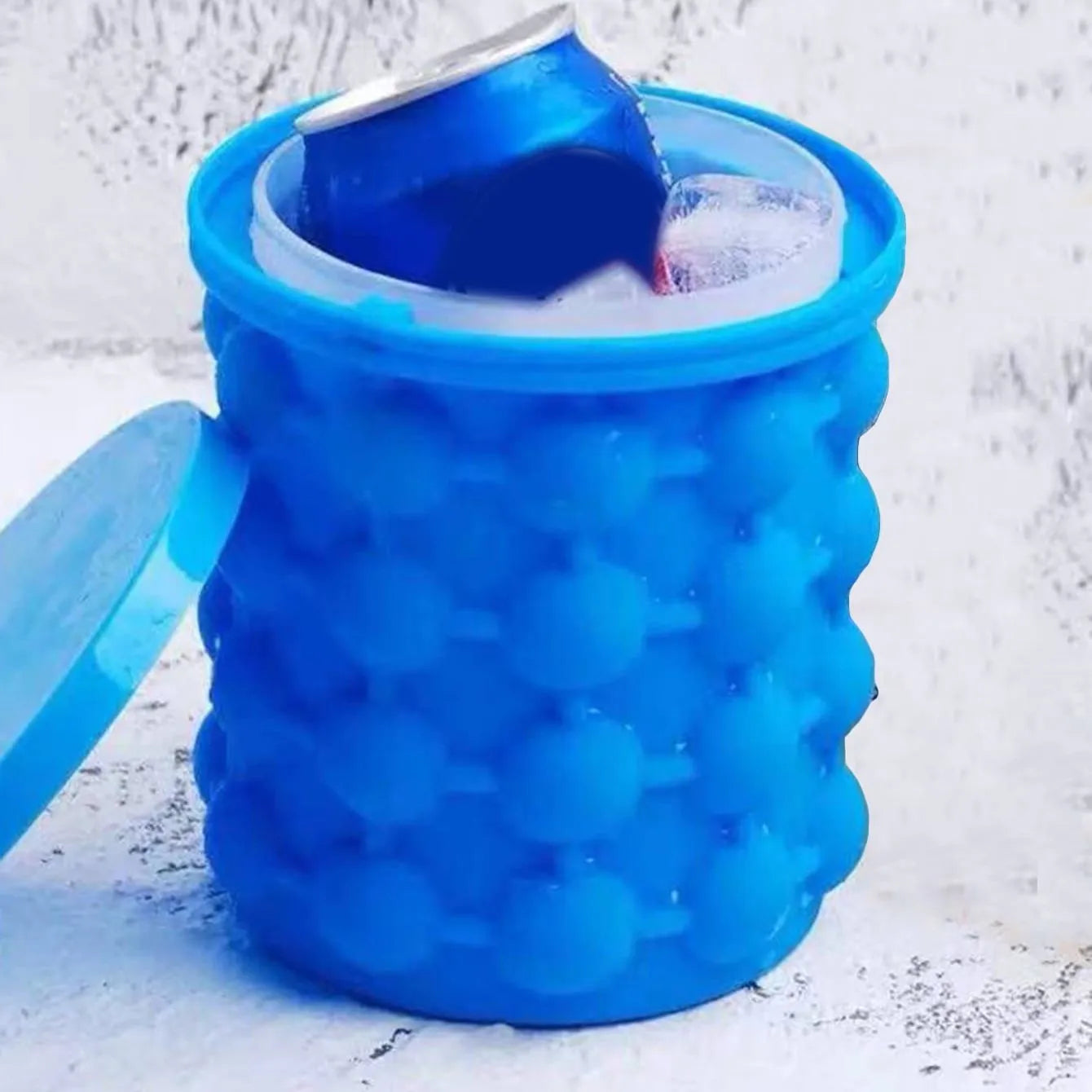 Moule à Glaçons en Silicone, Glacière Portable pour Bière et Vin.