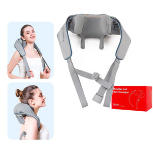 Oreiller de Massage Sans Fil   pour le Cou, le Dos et Tout le Corps.