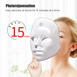 Charger l&#39;image dans la galerie, Masque Beauté LED Photonique Rechargeable – 7 Couleurs pour Soin du Visage à Domicile
