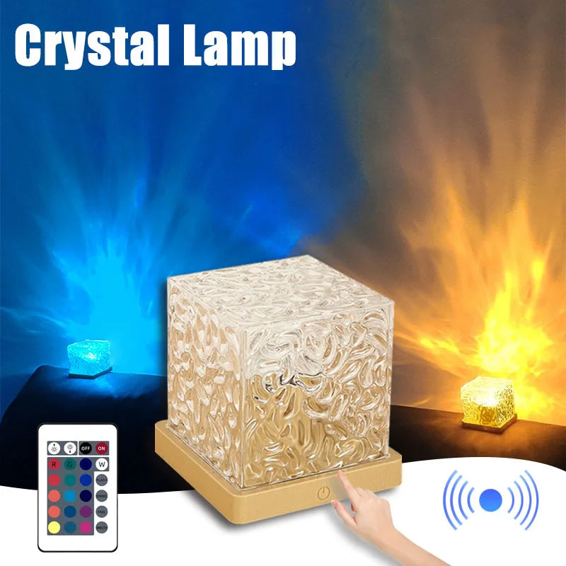 Lampe Crystal Flamme.
