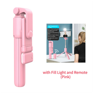 Selfie Light - Canne a selfie avec éclairage LED.