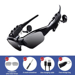 Charger l&#39;image dans la galerie, Smart Bluetooth Audio Glasses Outdoor Sports Cycling Surround Sound Headphones Listen To Music Call Polarized Sunglasses.
