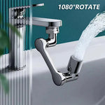 Charger l&#39;image dans la galerie, 1080° Rotatable Extension Faucet Sprayer Head 2 Spray Modes Universal Bathroom Tap Extend Adapter Aerator
