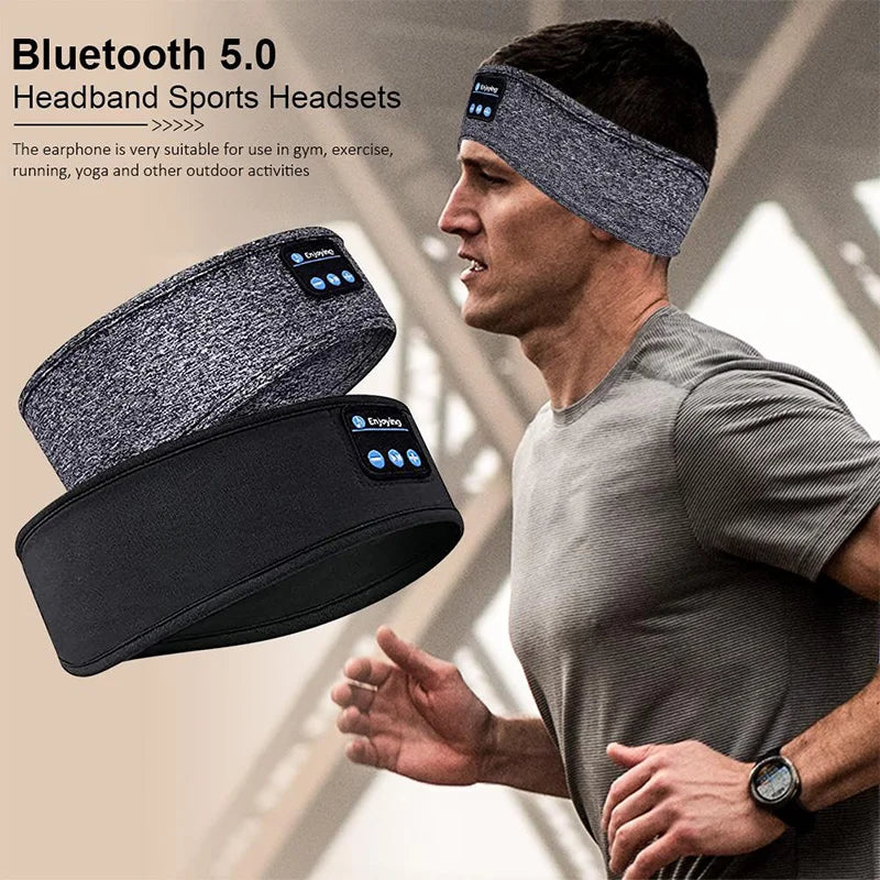 Bandeau Écouteurs Bluetooth -  3-en-1 pour Sport, Détente et Sommeil.