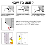 Charger l&#39;image dans la galerie, Lève-Meuble Robuste - Outil de Déplacement pour Lave-linge et Réfrigérateur.
