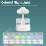 Charger l&#39;image dans la galerie, Mushroom Rain Air Humidifier Electric Aroma Diffuser Rain Cloud Smell Distributor Relax Water Drops Sounds Colorful Night Lights.
