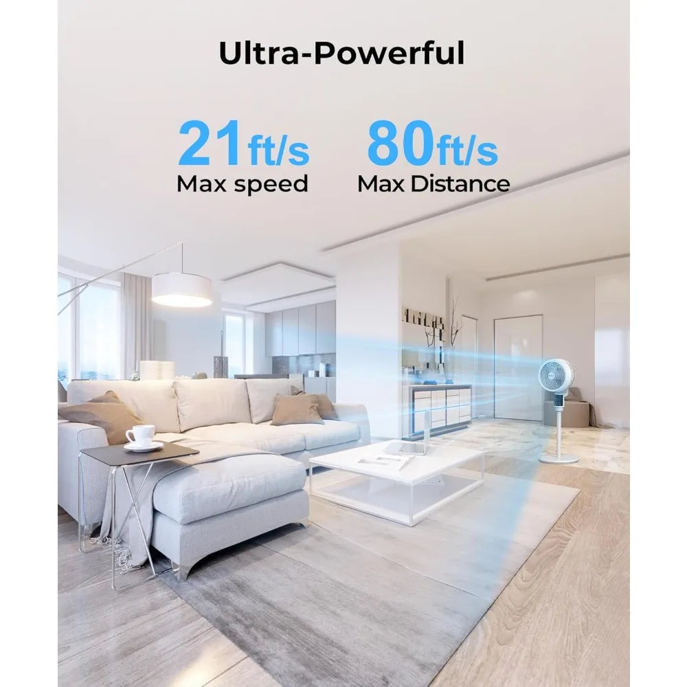Luxueux Ventilateur Intelligent à Circulation d'Air - Votre Solution de Fraîcheur Instantanée