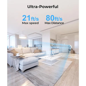 Luxueux Ventilateur Intelligent à Circulation d'Air - Votre Solution de Fraîcheur Instantanée