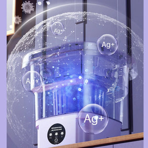 Mini Machine à Laver Pliable 8L - Pour sous-vêtements, culottes, mouchoirs,chaussettes et vêtements de bébé