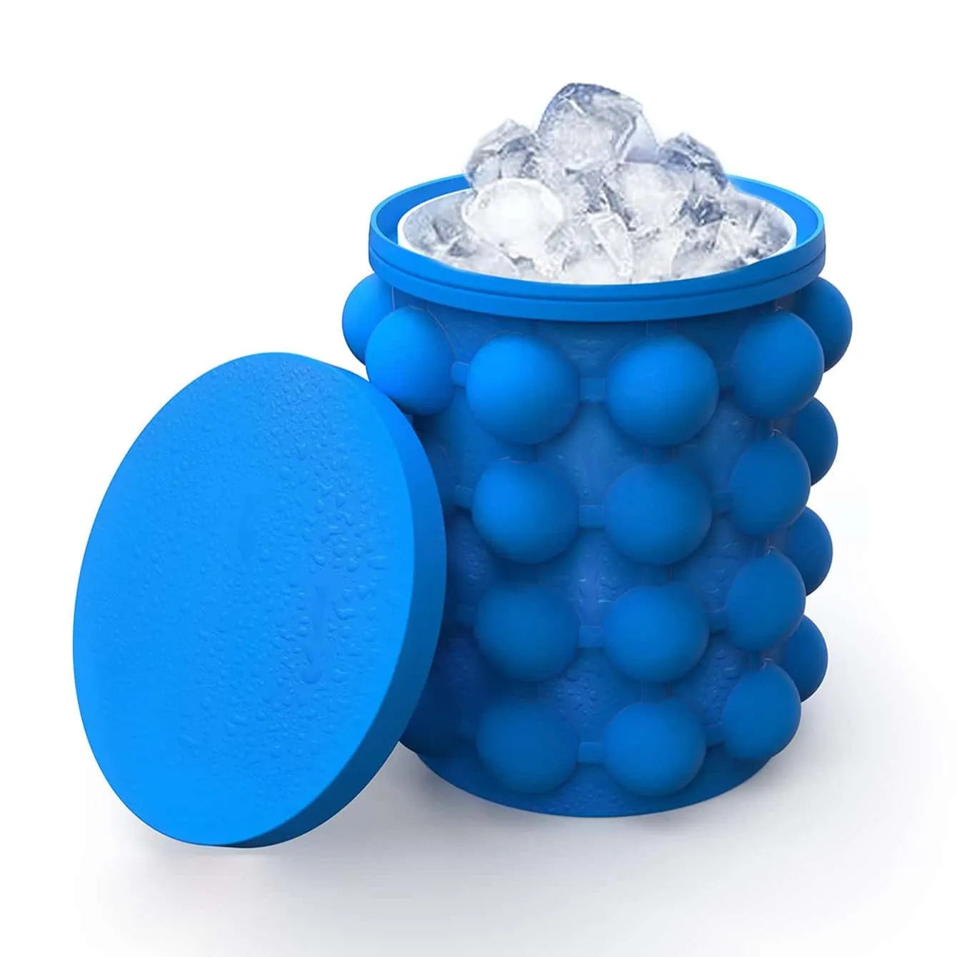 Moule à Glaçons en Silicone, Glacière Portable pour Bière et Vin.