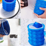 Charger l&#39;image dans la galerie, Moule à Glaçons en Silicone, Glacière Portable pour Bière et Vin.
