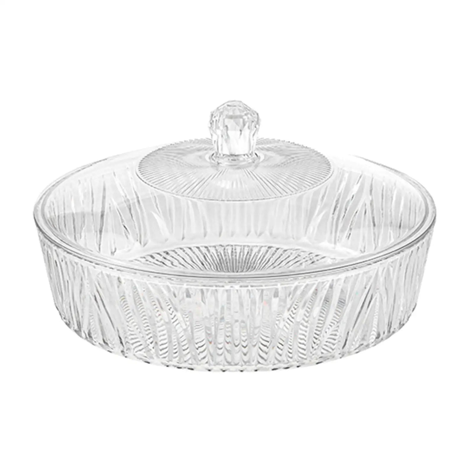 Cake Plate Dessert Table Display with Cover Transparent Portable Decoration Fruit Bowl Serving Cookie Platter for Party