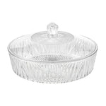 Charger l&#39;image dans la galerie, Cake Plate Dessert Table Display with Cover Transparent Portable Decoration Fruit Bowl Serving Cookie Platter for Party
