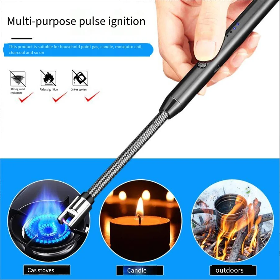 Portable charging igniter, kitchen ignition gun, ignition rod, electronic charging lighter, outdoor igniter.