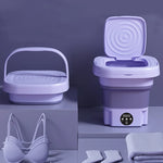 Charger l&#39;image dans la galerie, Mini Machine à Laver Pliable 8L - Pour sous-vêtements, culottes, mouchoirs,chaussettes et vêtements de bébé
