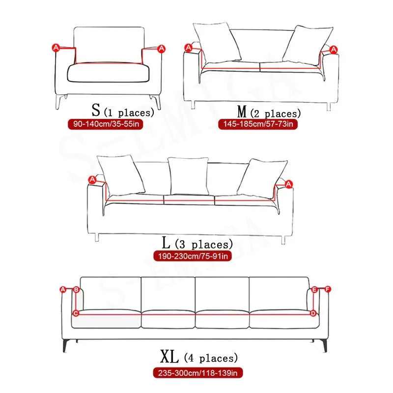 Housse de Canapé Extensible - Pour Fauteuil complet..