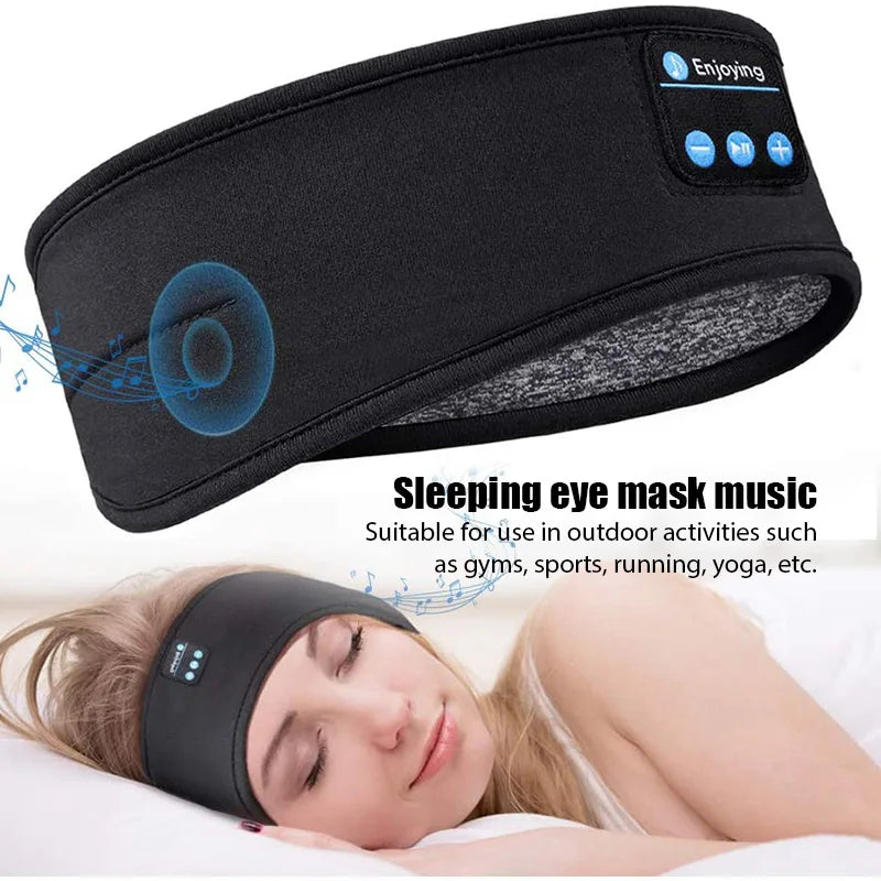 Bandeau Écouteurs Bluetooth -  3-en-1 pour Sport, Détente et Sommeil.