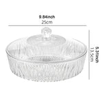 Charger l&#39;image dans la galerie, Cake Plate Dessert Table Display with Cover Transparent Portable Decoration Fruit Bowl Serving Cookie Platter for Party
