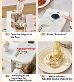Charger l&#39;image dans la galerie, 7 Molds Fully Automatic Noodle Maker 150W Home Multifunctional Electric Noodle Pressing Machine Dumpling Wrapping Machine 220V
