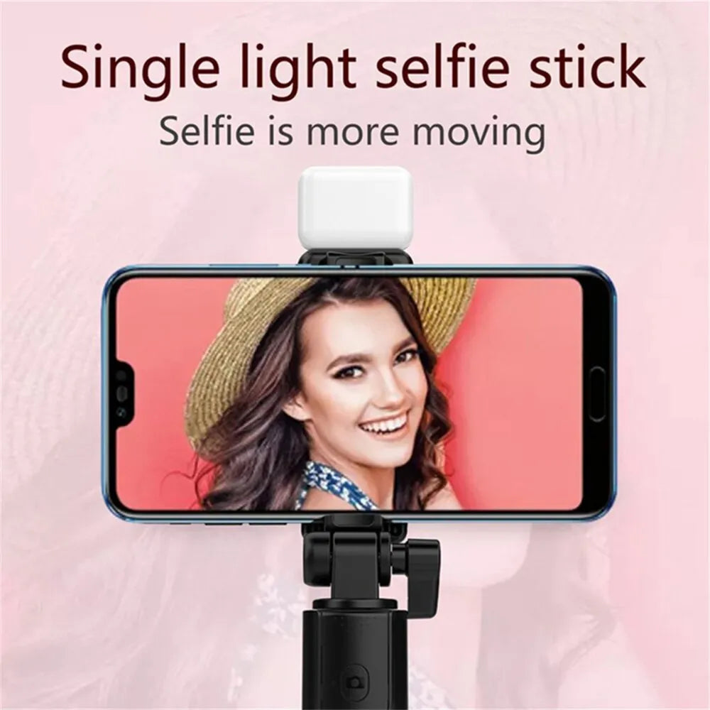 Selfie Light - Canne a selfie avec éclairage LED.
