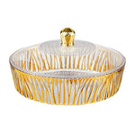 Charger l&#39;image dans la galerie, Cake Plate Dessert Table Display with Cover Transparent Portable Decoration Fruit Bowl Serving Cookie Platter for Party
