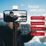 Charger l&#39;image dans la galerie, Selfie Light - Canne a selfie avec éclairage LED.
