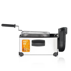 3L Electric Fryer  Deep Fryer Household Small   Deep-Fried Dough Sticks Chips Machine Stall Fryer Constant Temperature