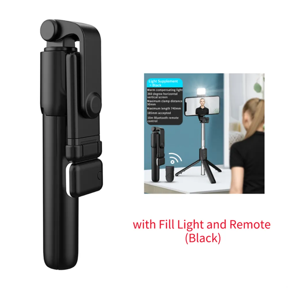 Selfie Light - Canne a selfie avec éclairage LED.